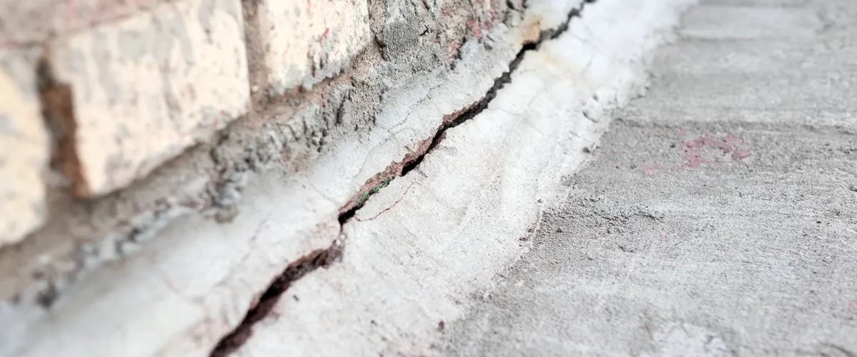 Foundation Crack In A Tulsa Home